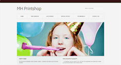 Desktop Screenshot of mhprintshop.co.uk